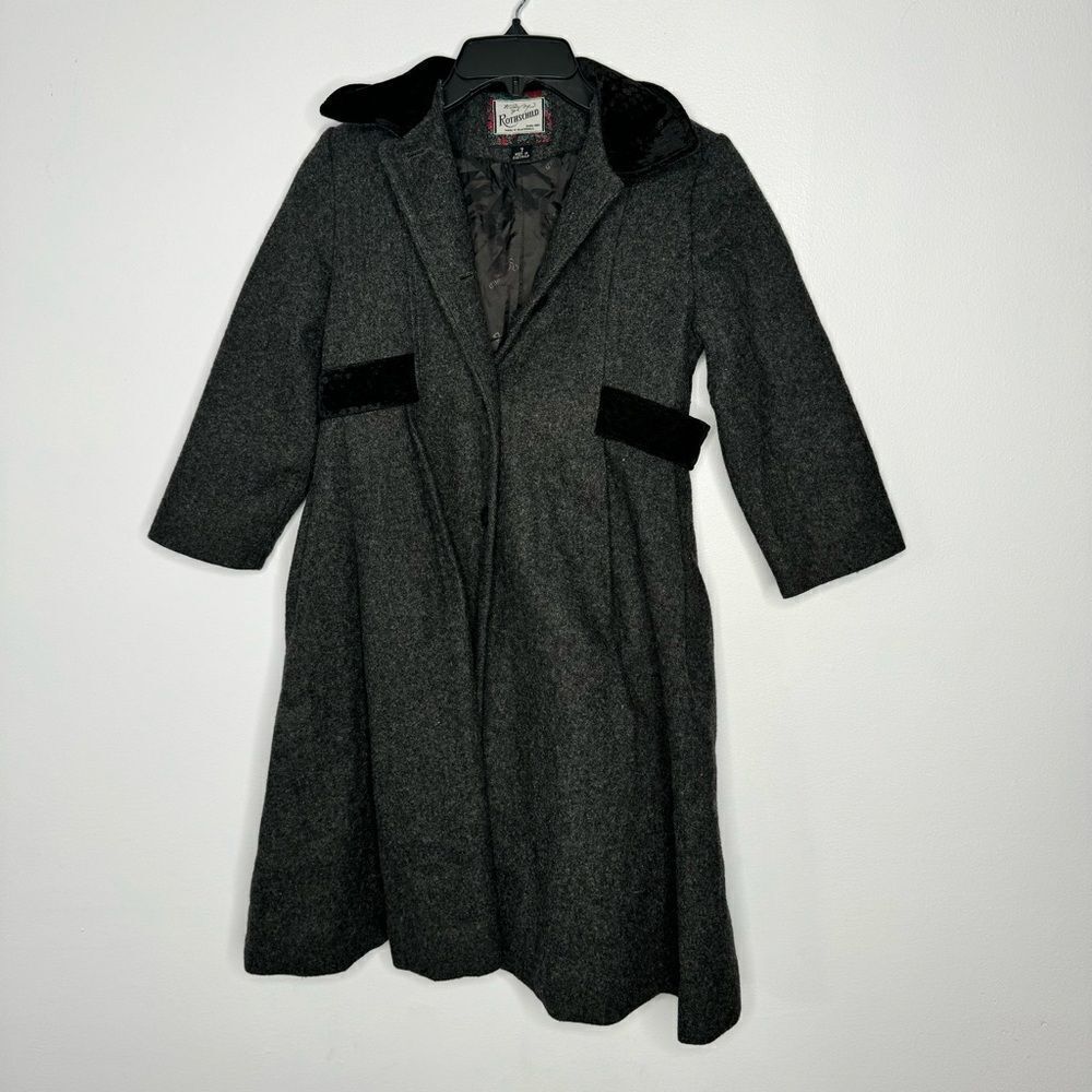 Vintage Rothschild Jacket Princess Swing Coat 100% Wool Girls 7
